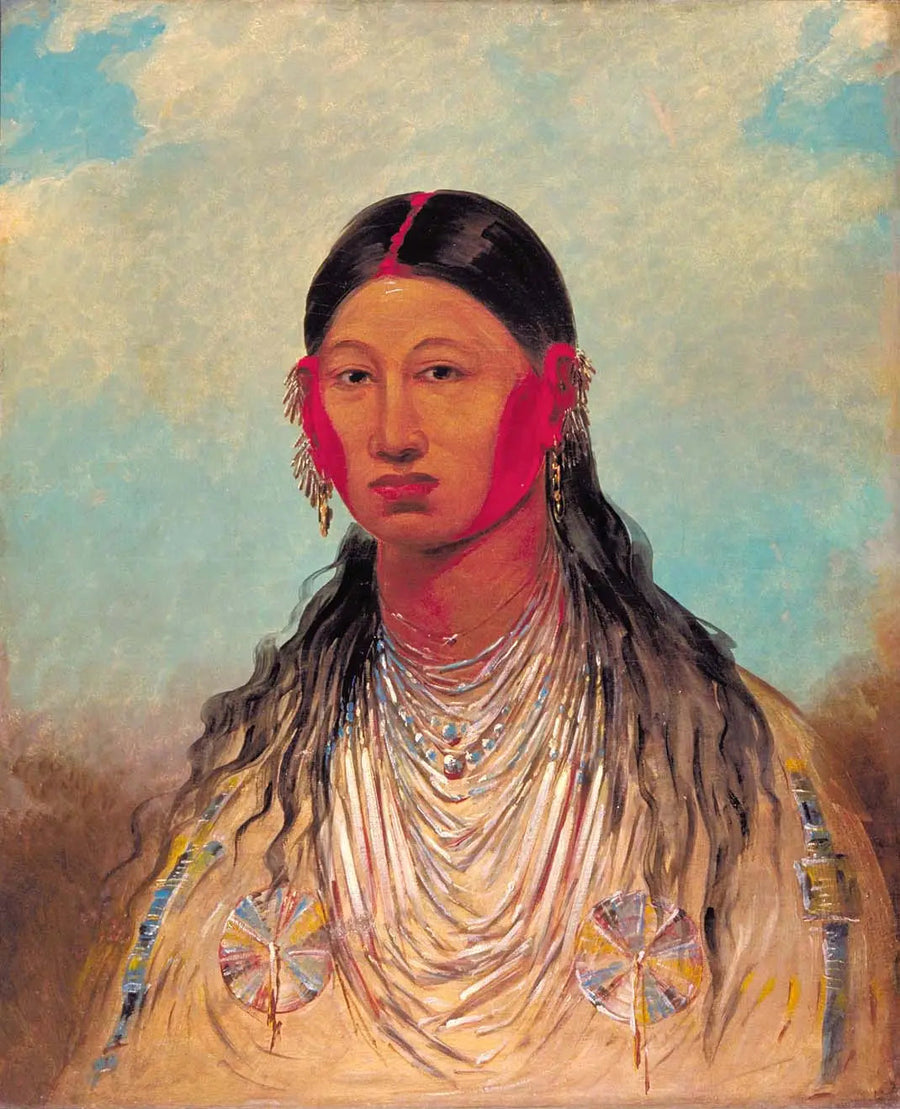 Koon-za-ya-me, sotilasvaris naaras - George Catlin