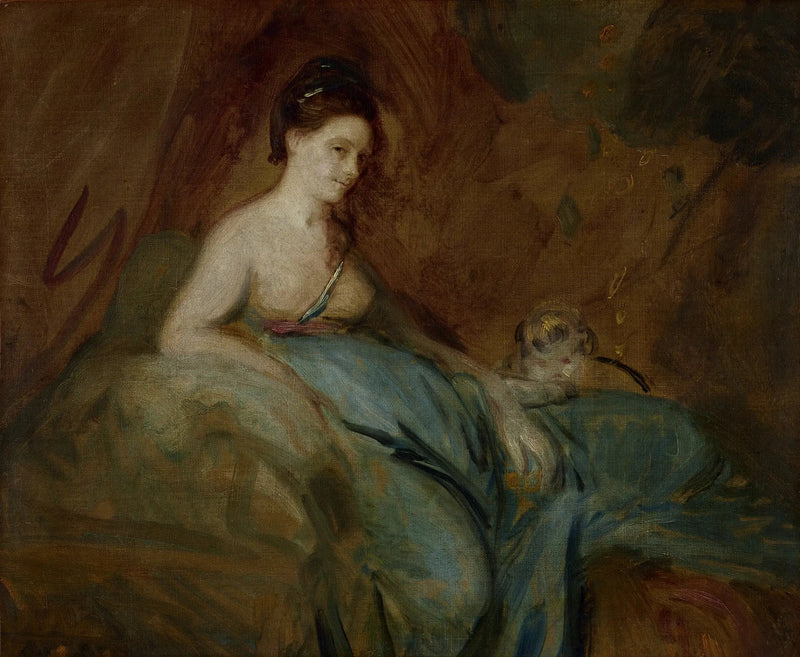 Näyttelijä Kitty Fisher roolissa Danae - Joshua Reynolds