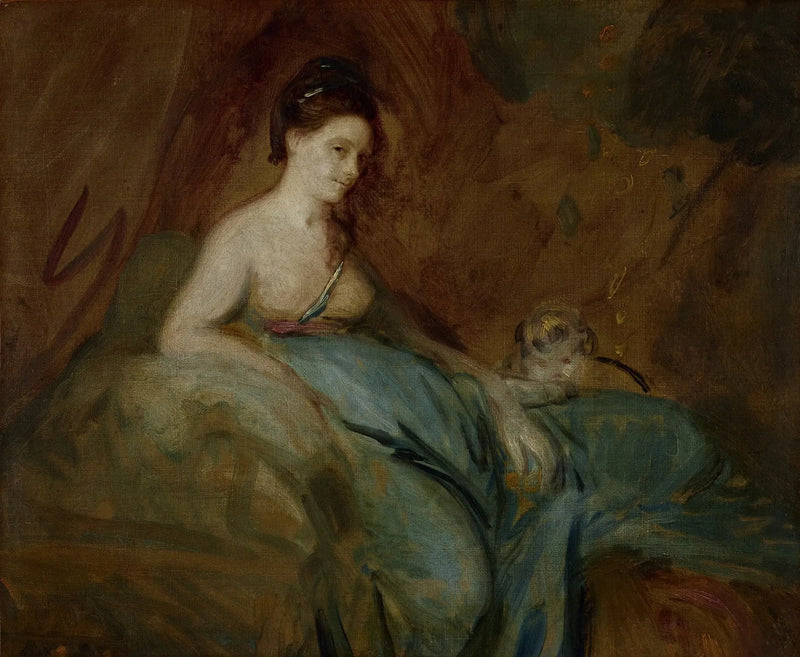 Näyttelijä Kitty Fisher roolissa Danae - Joshua Reynolds
