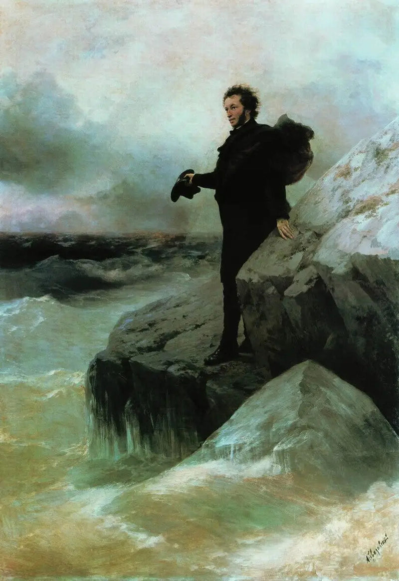 Pouchkinen Rakkaus Jättäämeren - Ivan Aïvazovski