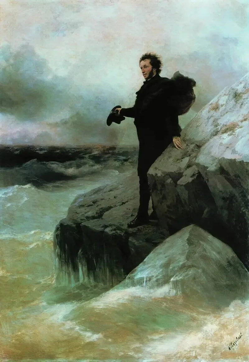 Pouchkinen Rakkaus Jättäämeren - Ivan Aïvazovski