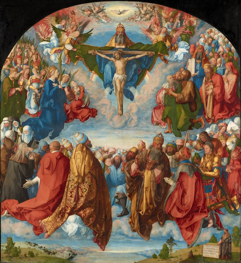 Pyhän Kolminaisuuden palvonta - Albrecht Dürer