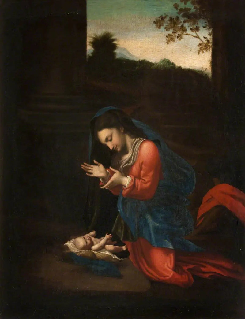 Neitsyt Marian ihailu - Antonio da Correggio