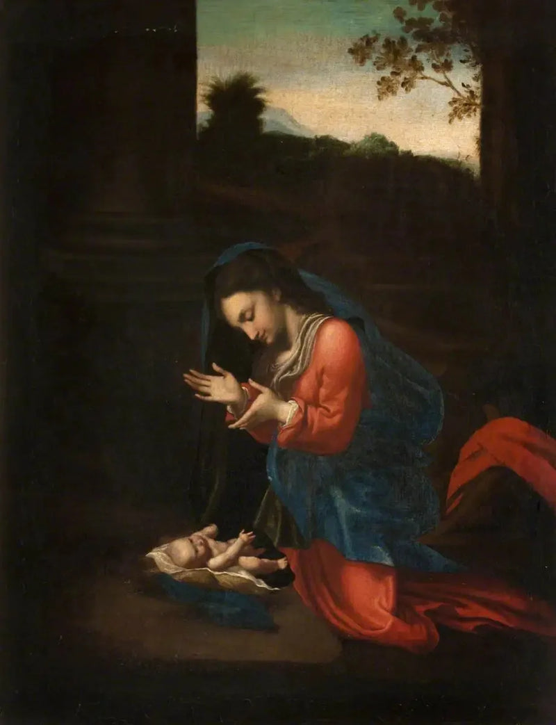 Neitsyt Marian ihailu - Antonio da Correggio