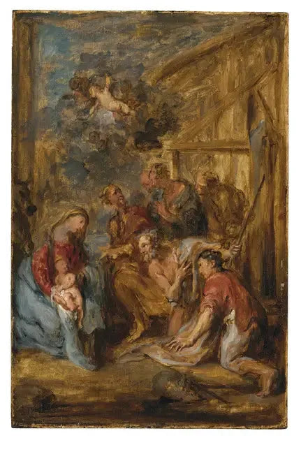 Betlehemilaisten palvonta, jälkeen 1630 - Antoine van Dyck