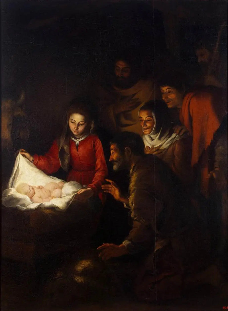 Betlehemilaisten ylistys - Bartolomé Esteban Murillo