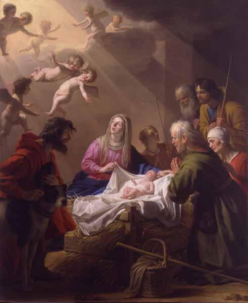 Paimenten ylistys - Gerrit van Honthorst