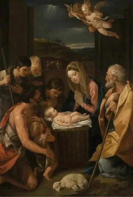 Betlehemin paimenien ylistys - Guido Reni
