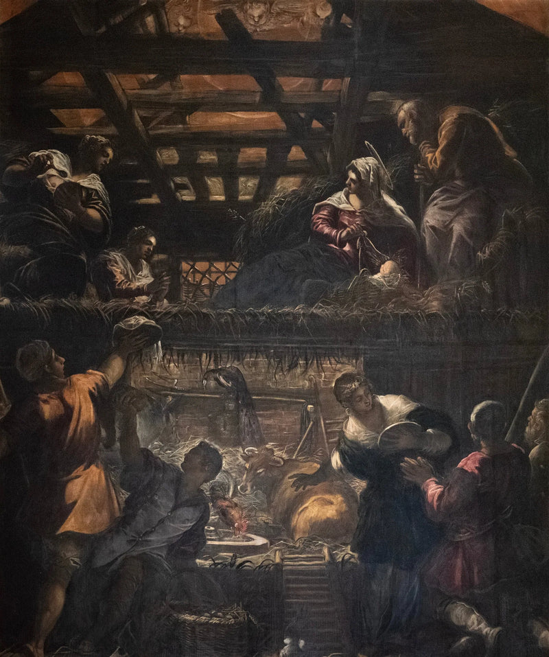 Betlehemin paimenien ylistys - Jacopo Tintoretto