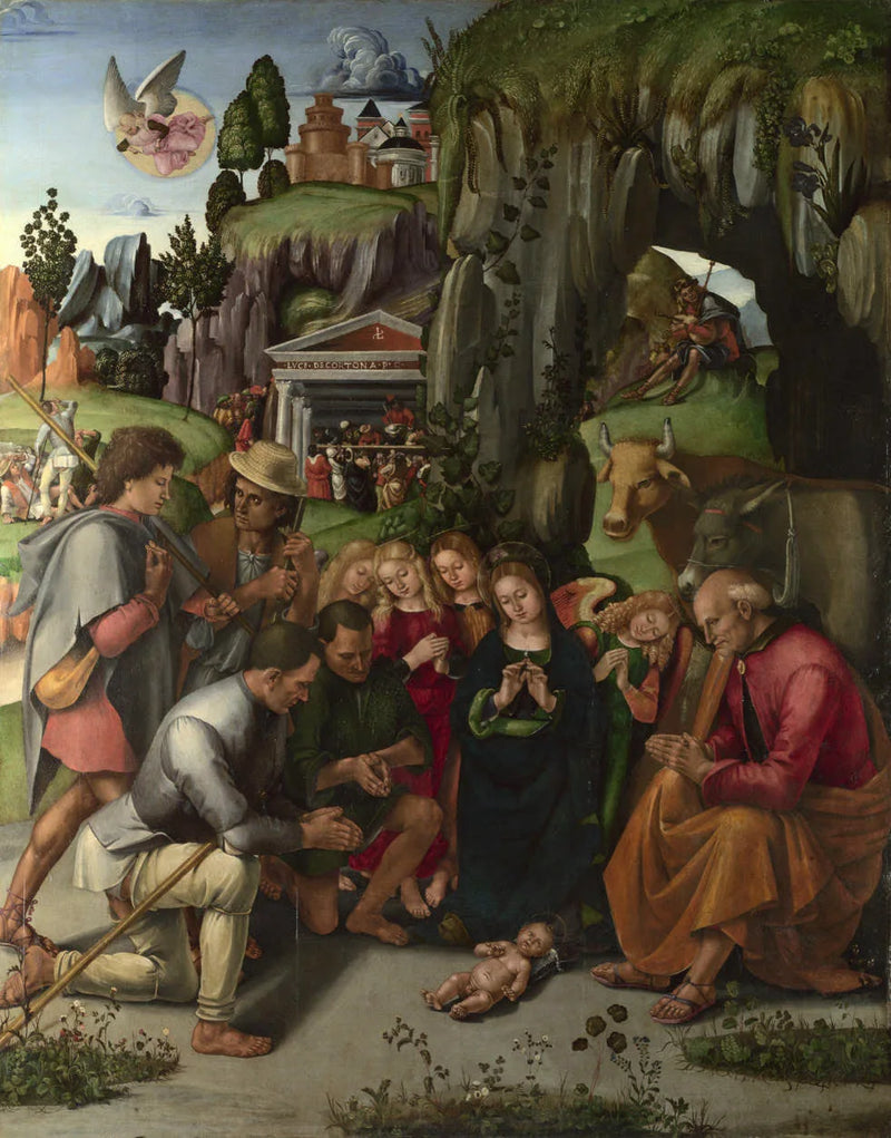 Betlehemin paimenien ylistys - Luca Signorelli