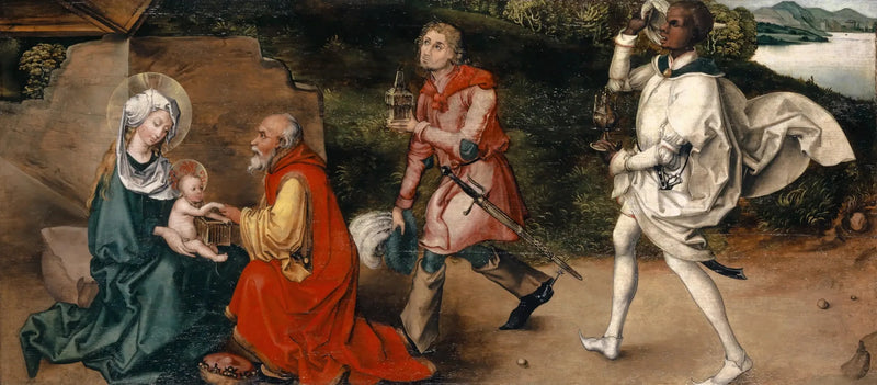 Itämaan tietäjien palvonta - Albrecht Dürer