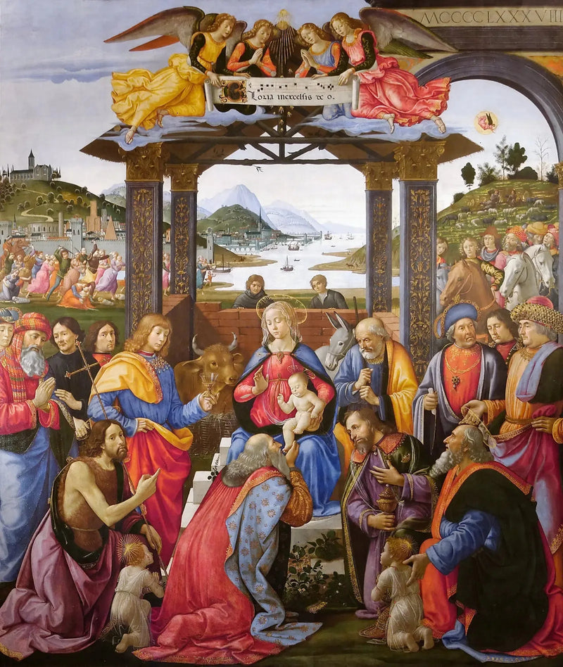 Magien ylistys - Domenico Ghirlandaio