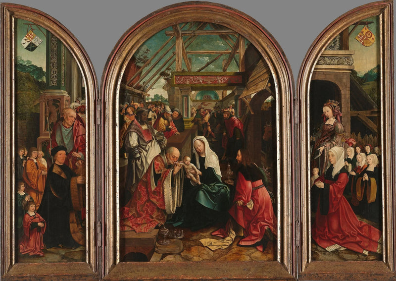Magien ylistys - Jacob Cornelisz van Oostsanen