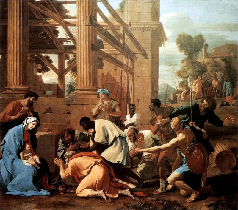 Itämaan tietäjien ylistys - Nicolas Poussin
