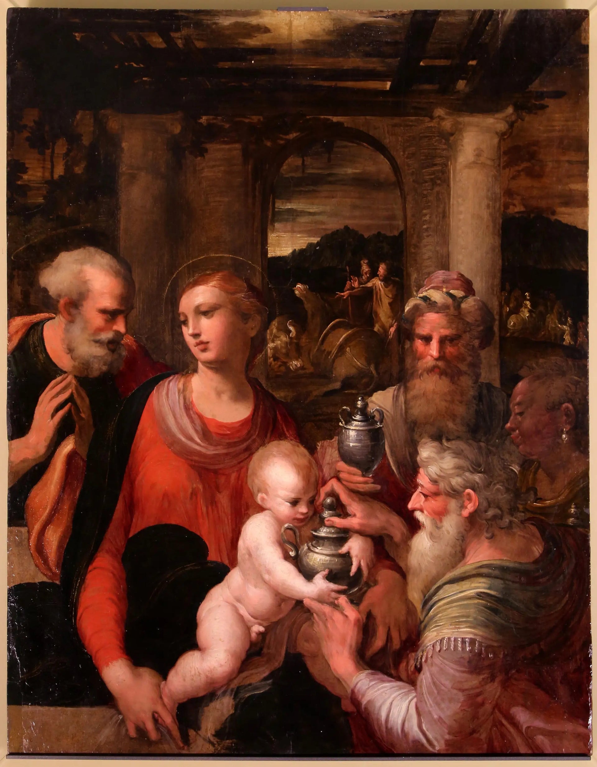 L'Adoration des mages - Parmigianino image 1 tableau peint à l’huile sur toile