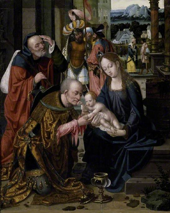 Itämaan tietäjien ylistys - Joos van Cleve