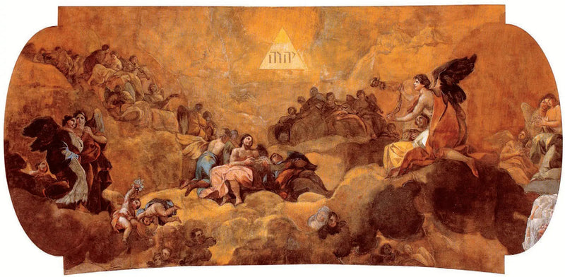 Jumalan nimen palvonta - Francisco de Goya