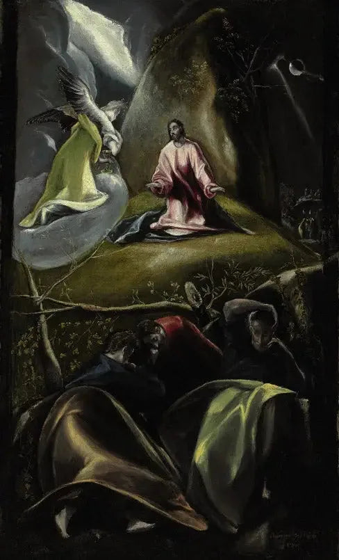 Agonia oliivipuiden puutarhassa - El Greco
