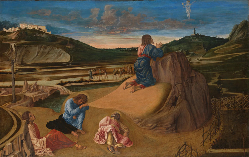 Agonia oliivipuiden puutarhassa - Giovanni Bellini