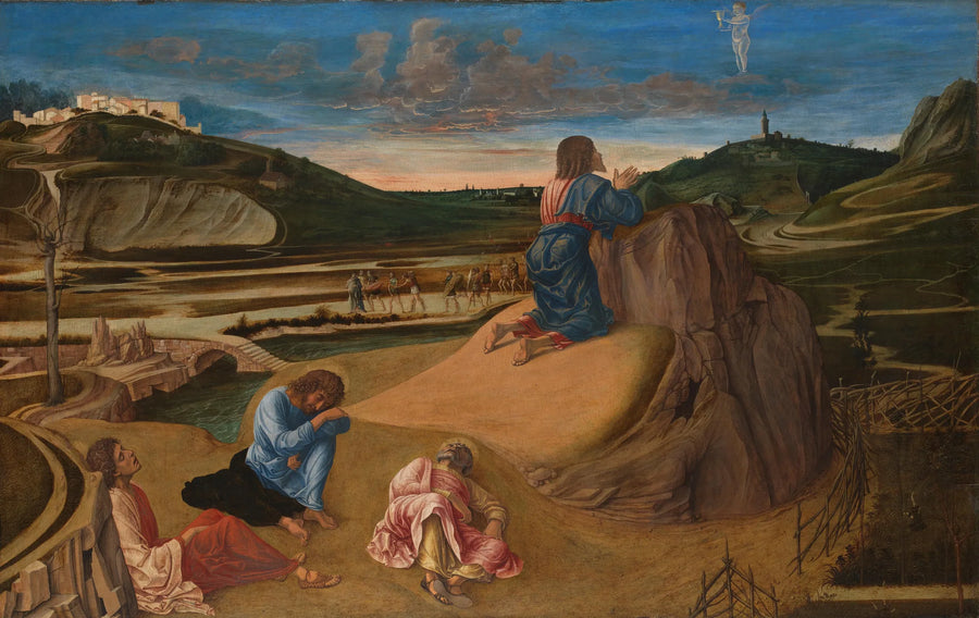 Agonia oliivipuiden puutarhassa - Giovanni Bellini