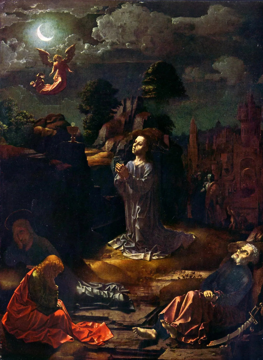Agonia oliivipuutarhassa - Jan Gossaert