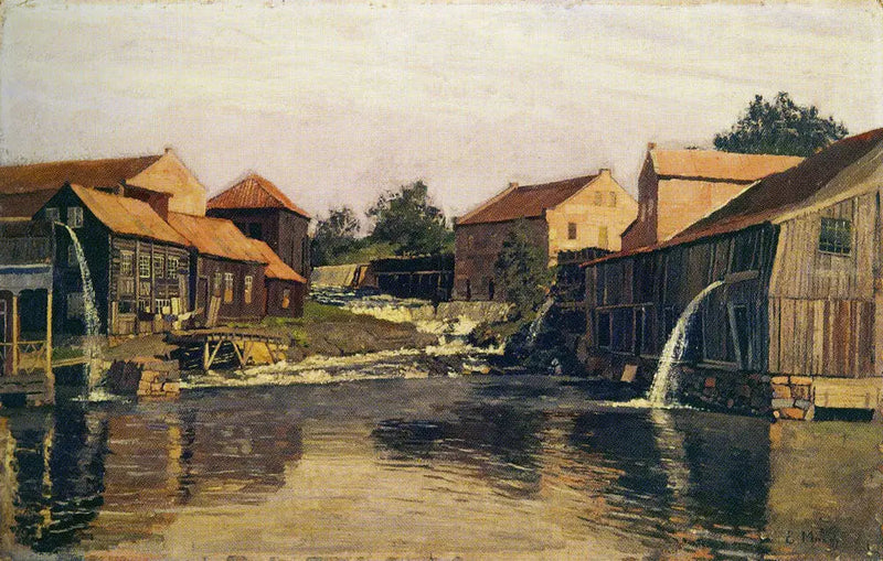 Akerselva Nedre Fossissa - Edvard Munch