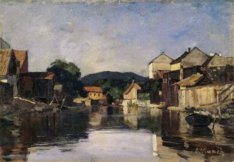Akerselva Slåmotgangenissa - Edvard Munch