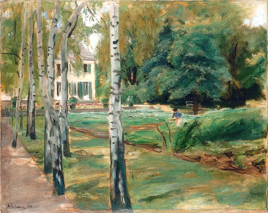 Koivujen käytävä Wannseen puutarhassa lännessä - Max Liebermann