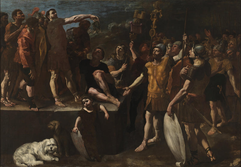 Roomalaisen keisarin puheenvuoro - Giovanni Lanfranco