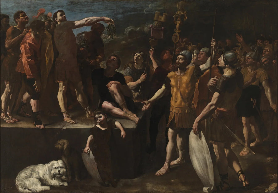 Roomalaisen keisarin puheenvuoro - Giovanni Lanfranco