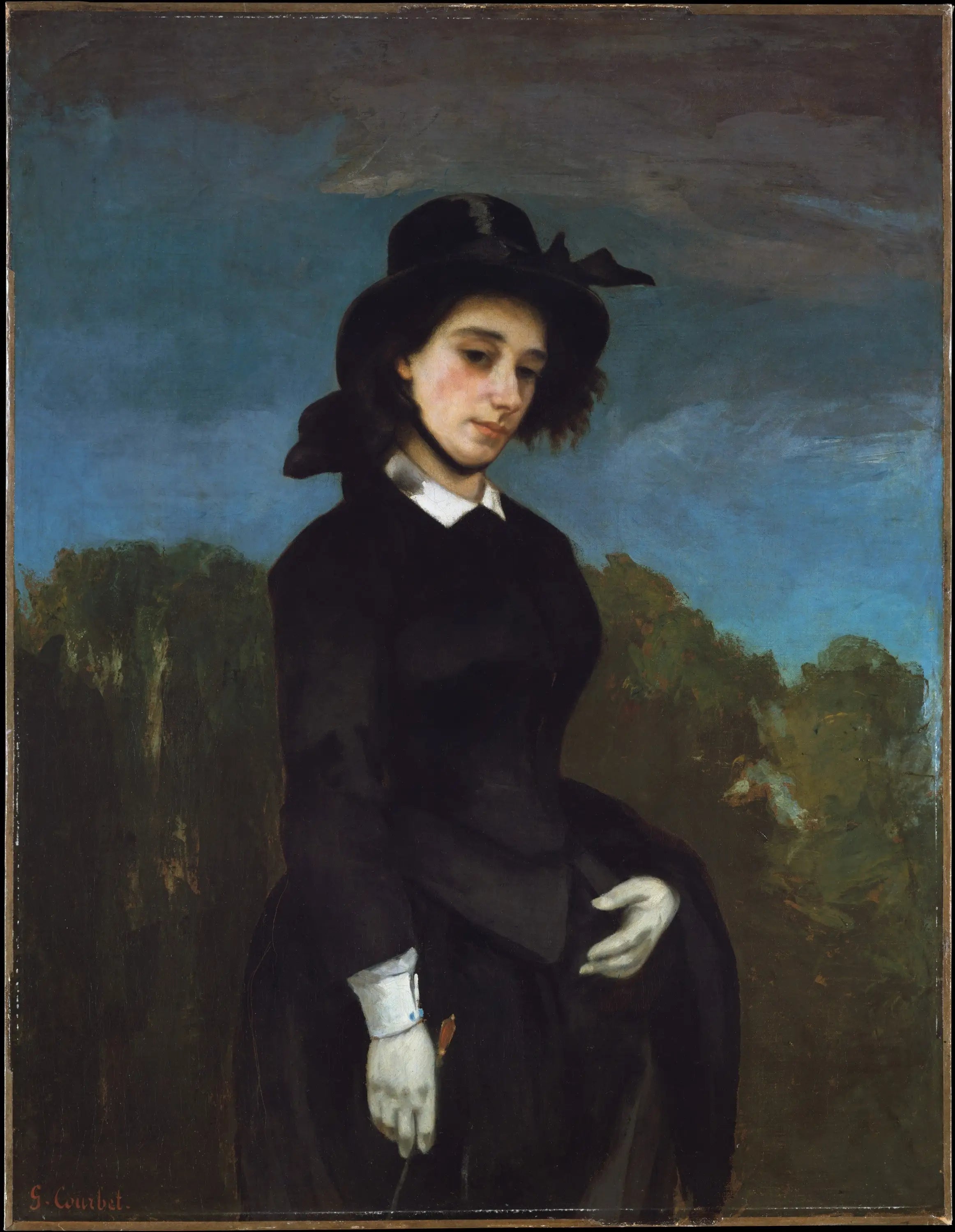 L’Amazone - Gustave Courbet - Alpha Reproduction