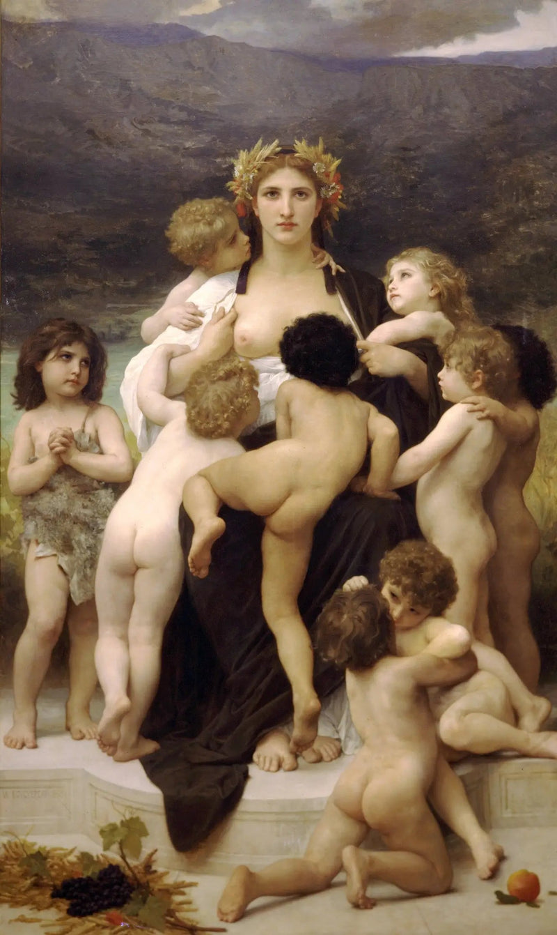 Vanhempien sielu - Bouguereau