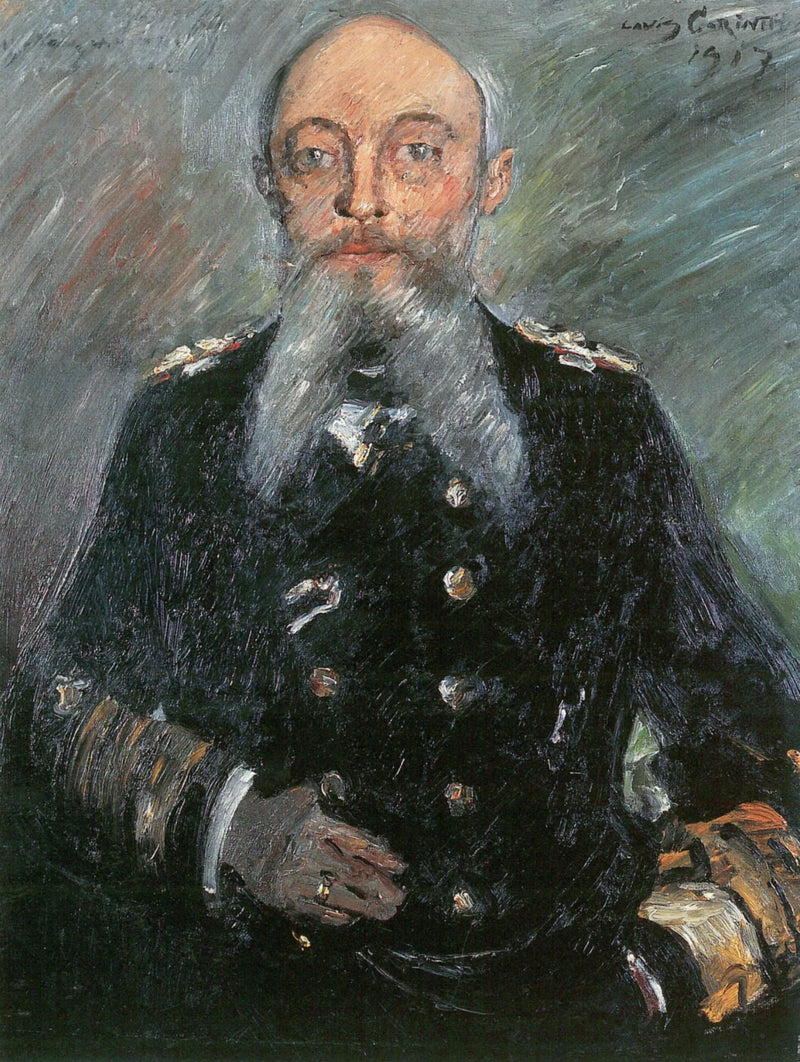 Amiraali Alfred von Tirpitz - Lovis Corinth