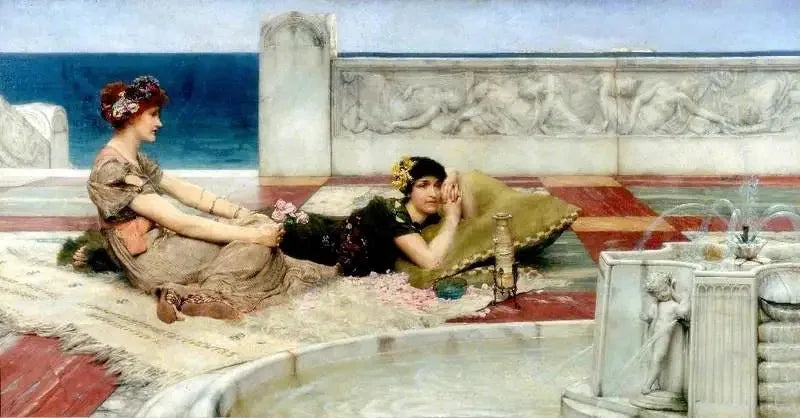 Rakkaus laiskuudessa - Lawrence Alma-Tadema