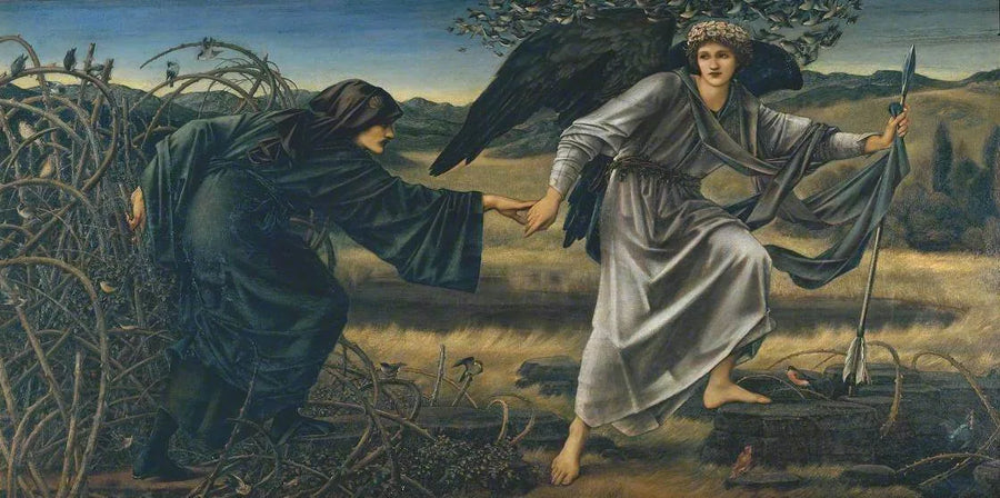 Rakkaus ja pyhiinvaeltaja - Edward Burne-Jones
