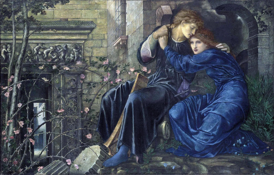 Rakkaus raunioiden keskellä - Edward Burne-Jones