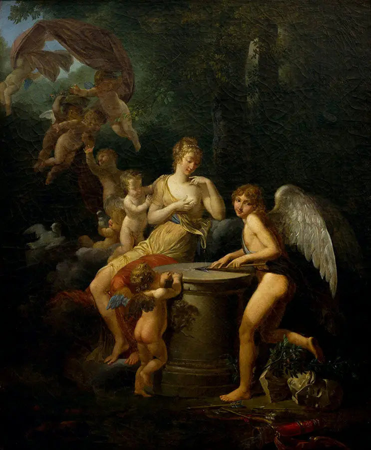 Rakkaus voitettu siveyden - François Gérard