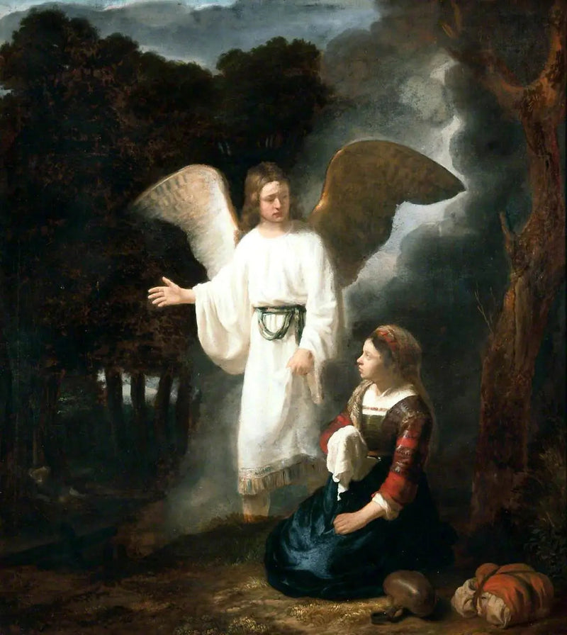 Enkelin ilmestyminen Hagarille - Rembrandt