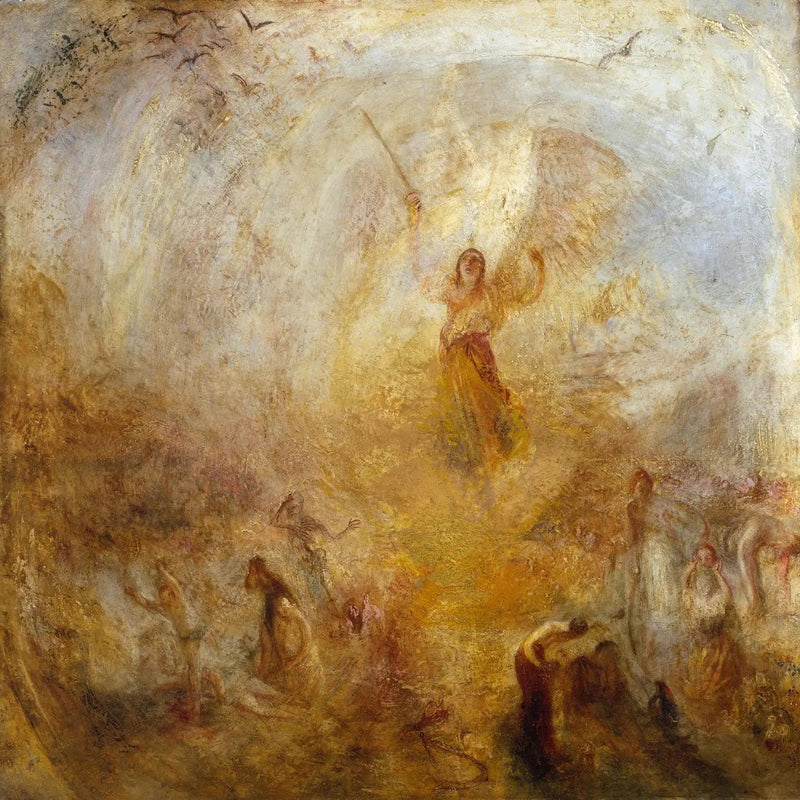 Enkeli, seisoo auringossa - J. M. W. Turner