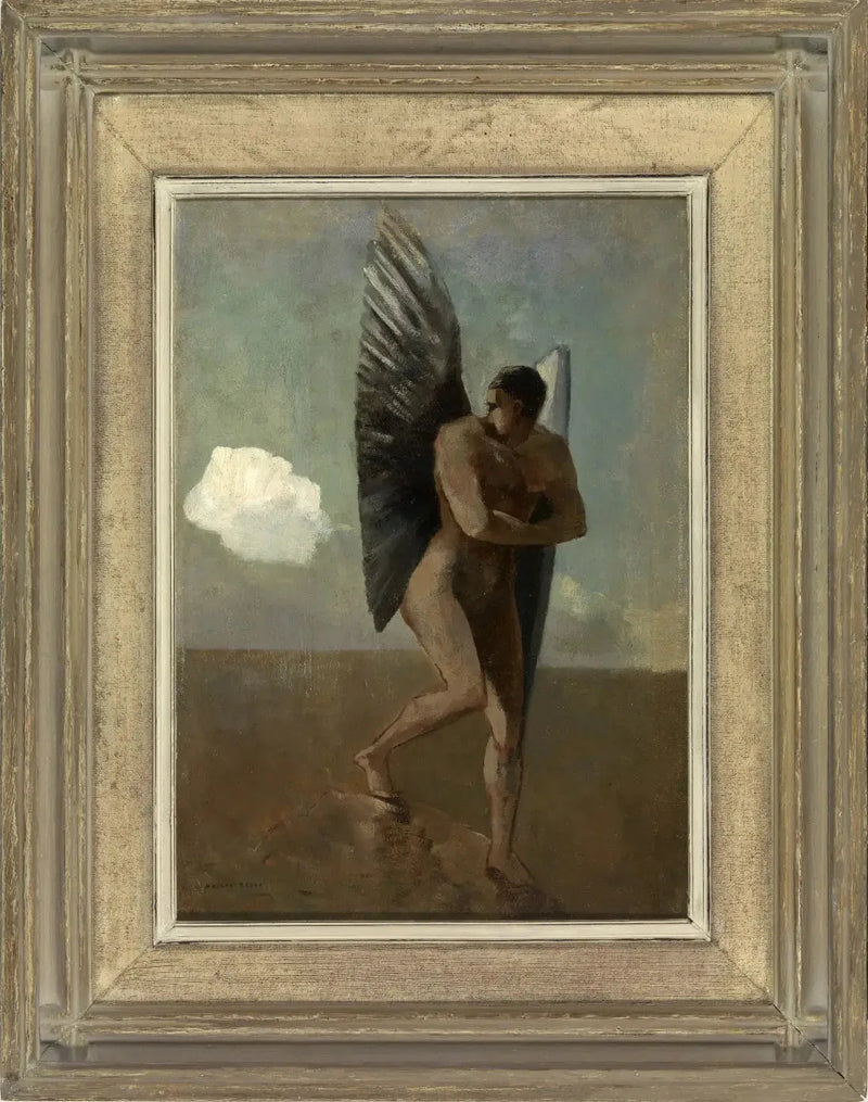 Anjeltu Lankeemuksessa - Odilon Redon