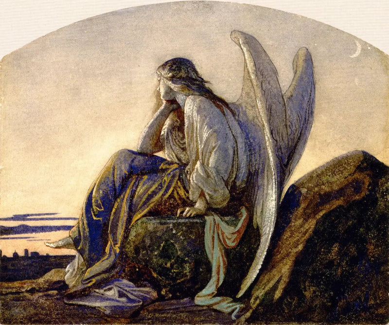 Ilta-enkeli vartioi kaupunkia - Alexandre Cabanel
