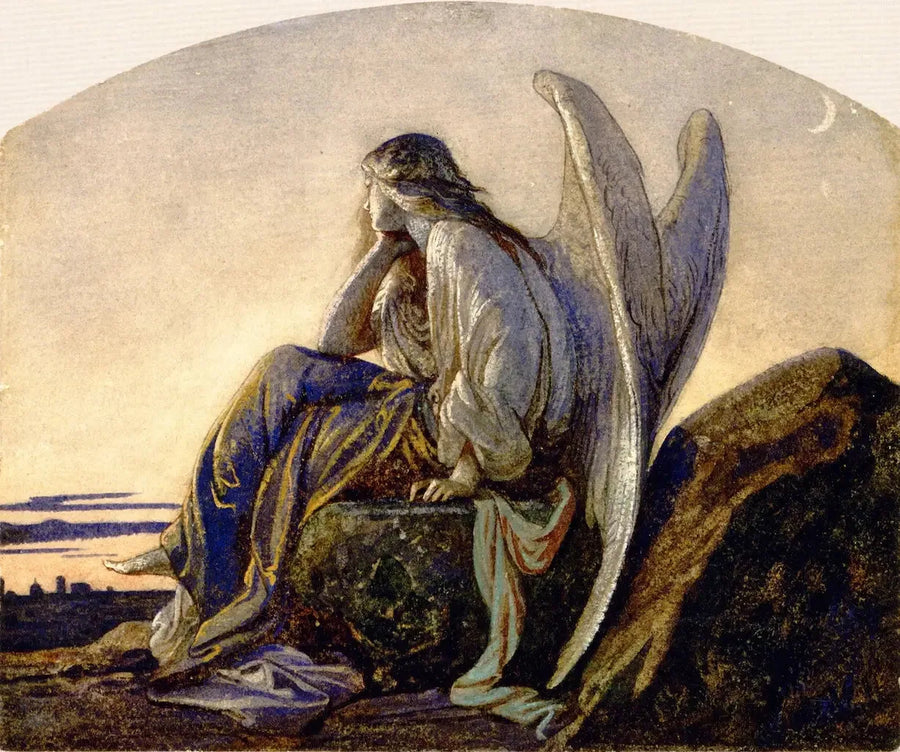 Ilta-enkeli vartioi kaupunkia - Alexandre Cabanel