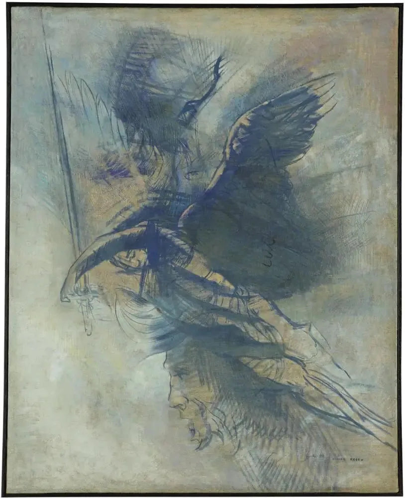 Soturi-enkeli - Odilon Redon