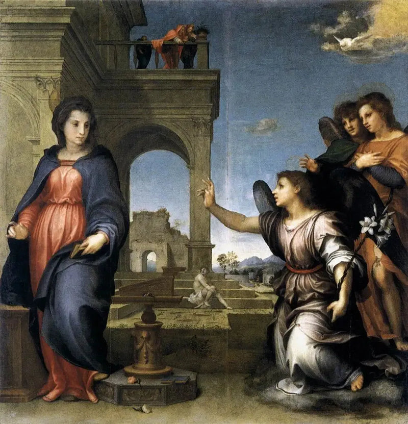 Marian ilmestyminen - Andrea del Sarto