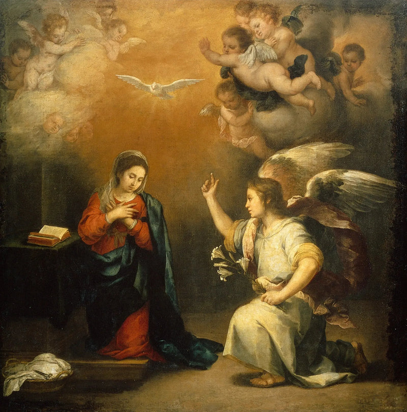 Välitön ilmoitus - Bartolomé Esteban Murillo