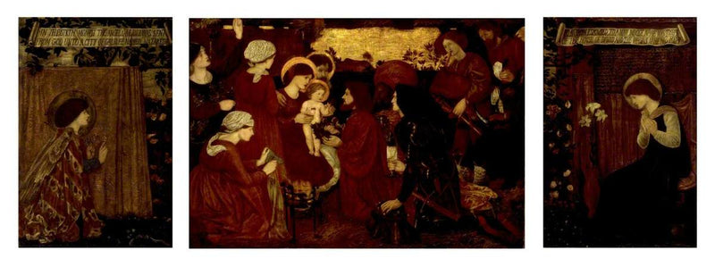 Välittäminen ja Itämaan tietäjien ylistys - Edward Burne-Jones