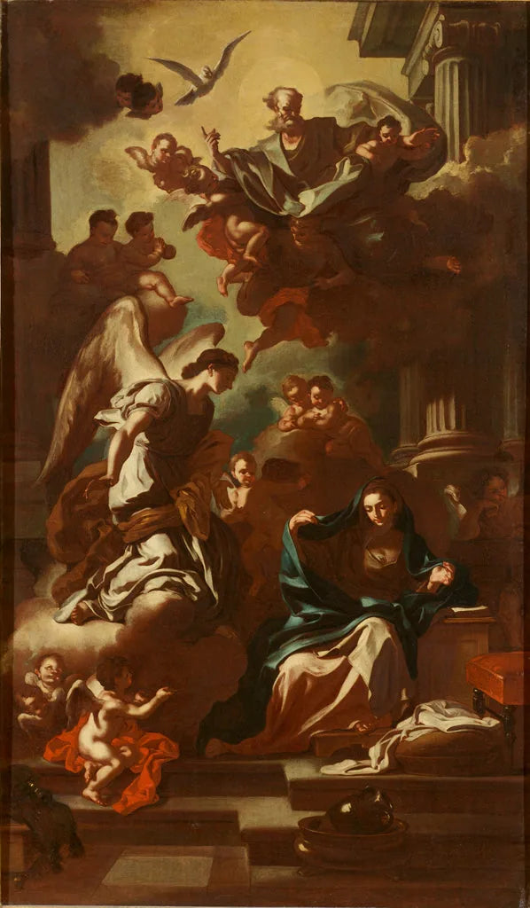 Väläytys, malli San Rocco:n kirkon alttaritaululle - Francesco Solimena