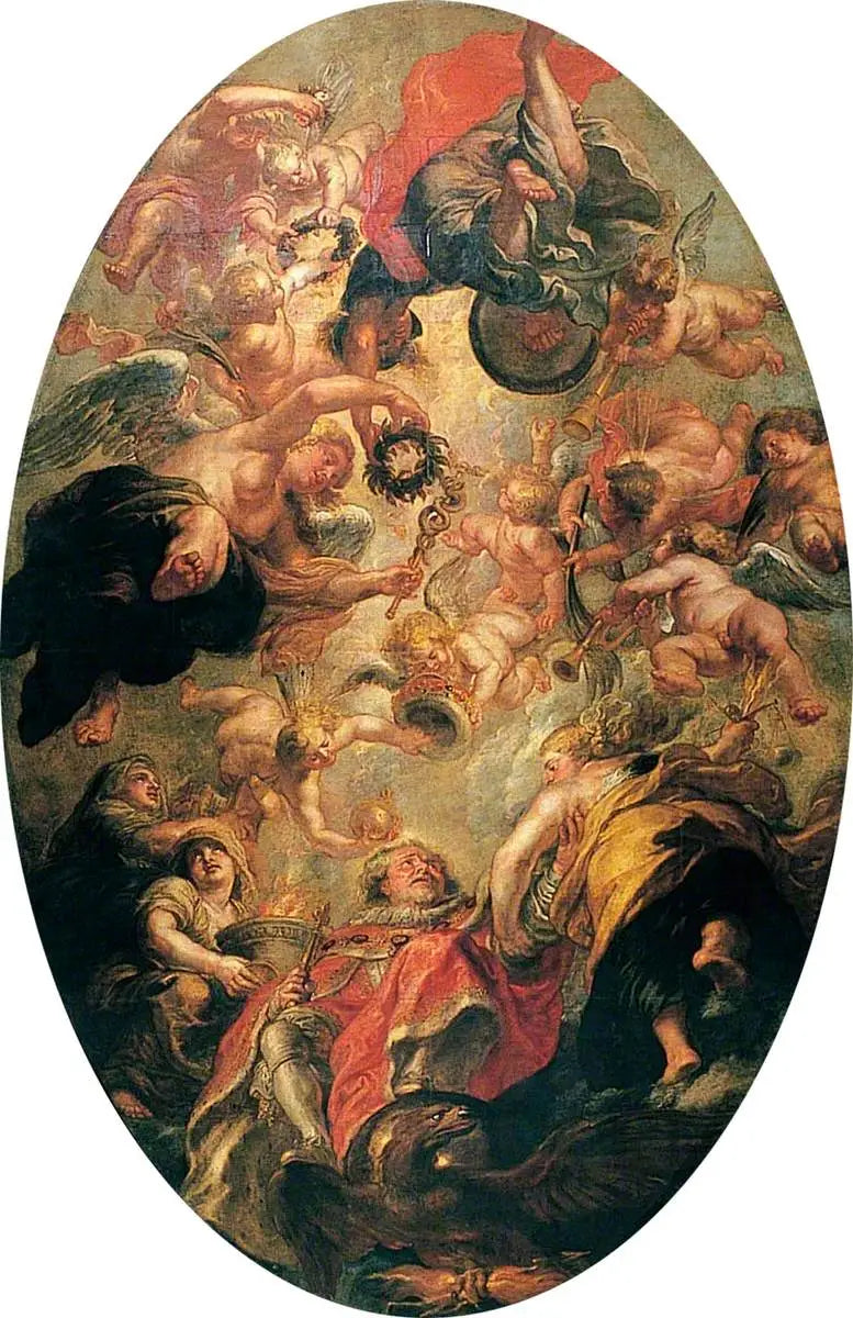 Jacques I:n ylistys - Peter Paul Rubens