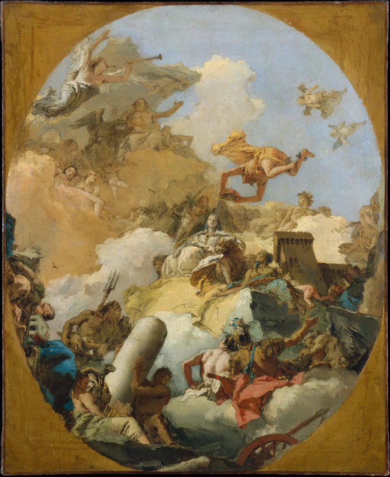 Espanjan monarkian ylistys - Giovanni Battista Tiepolo