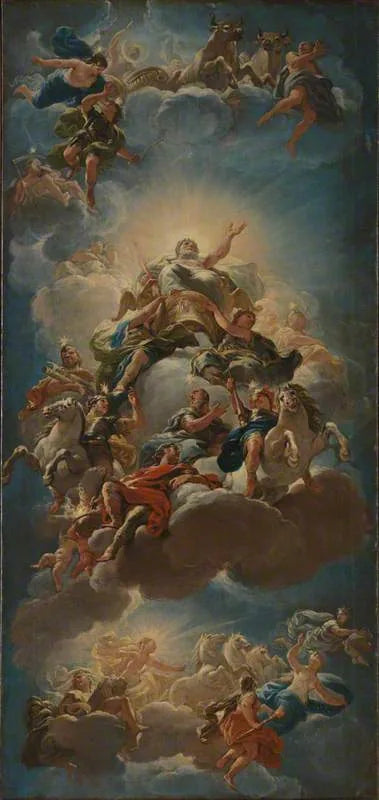 Médicusten ylistys - Luca Giordano